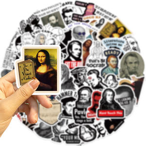 50ชิ้น<span class=keywords><strong>ประวัติ</strong></span>ศาสตร์คนที่มีชื่อเสียงตลกMemes Graffitiสติกเกอร์สําหรับแล็ปท็อปตกแต่งโทรศัพท์ไวนิลSpoof Celebrityสติกเกอร์ - Product Image 5