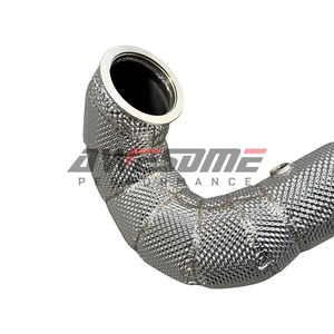 Downpipe da 4 Pollici ad Alte Prestazioni per <span class=keywords><strong>VW</strong></span>/Volkswagen Golf GTI MK7/MK7.5 2.0T EA888 Tubi Dritti con Scudo Termico - Product Image 4
