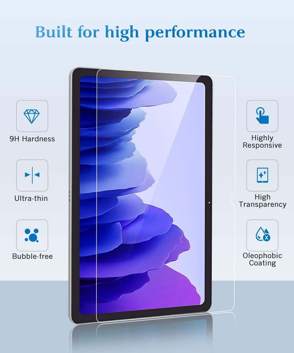 Протектор экрана для Samsung Galaxy Tab A7 10,4 T500/T505 2020 HD 9H твердость устойчивость к царапинам Простая установка закаленное стекло