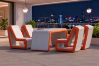 Chaise longue gonflable en PVC, canapé-lit 99cm*1.30m*76cm pour salon, extérieur, chambre à coucher, utilisation de loisirs, meubles de maison
