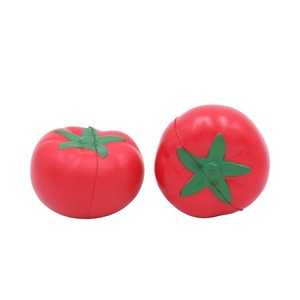 Balles anti-stress en mousse PU personnalisées avec logo promotionnel, forme de fruit, tomate, légumes, pour enfants - Product Image 1