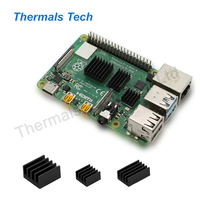 Disipador de Calor Estándar para Raspberry Pi con Dimensiones de 14(L)*14(W)*6(H) mm y 9(L)*9(W)*(H)5 mm