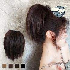 Flecos de pelo levantado estilo verano postizo parcial de malla natural - Product Image 1