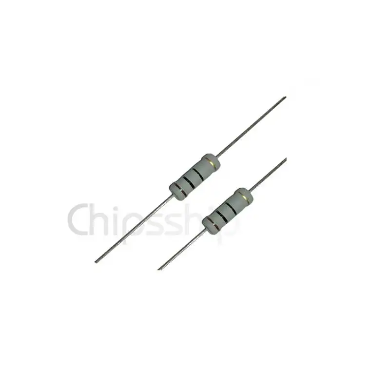 20Pcs 2W 0R-22M resistencia de película de carbono 5% de tolerancia 1K 2K 12K 16K 22K 30K 47K 82K 100K 150K 200K 2 Ohm Electronics resistencia