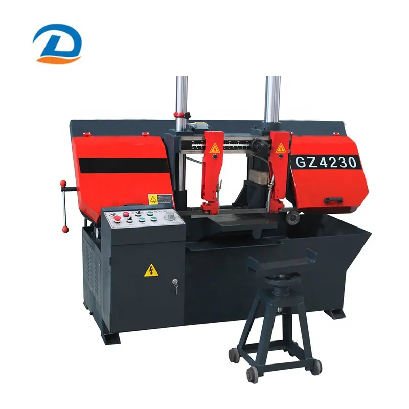 סין מהירות גבוהה מחיר נמוך חצי אוטומטי אופקי cnc ברזל קרן ראתה חיתוך מתכת