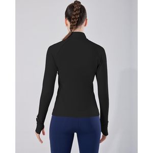 Chaqueta Deportiva Ligera para Mujer FOXA, con Cierre Completo, Cuello Alto y Orificios para Reloj de Pulsera, para Correr, Entrenamiento, Verano - Product Image 2