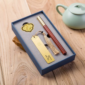 Set de Regalo de Bolígrafo de Cobre para Cuaderno, Recuerdos Personalizados para Eventos Corporativos, Regalos Creativos Inspirados en el Mundo Empresarial, Obsequios Conmemorativos - Product Image 4
