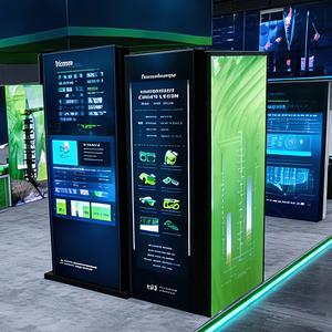 ออกแบบบูธแสดงสินค้าแบบมีไฟส่องด้านหลังขนาด 20x20 ฟุต ผนังกล่องไฟแบบโมดูลาร์ บูธจัดแสดงนิทรรศการสำหรับงาน ASHP - Product Image 3