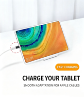 Aluminum Alloy USB-C Type C to Lighting Cable Adapter for Phone 15 Series Tablet Fast Charging & Data Transfer