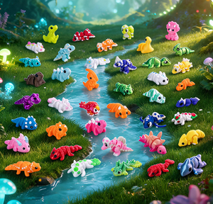 Figuras de Dinosaurios, Dragones y Lagartos Articulados Impresos en 3D al por Mayor, Juguetes en Miniatura para Minoristas, Tiendas de Regalos y Suministros de Juguetes Creativos - Product Image 1