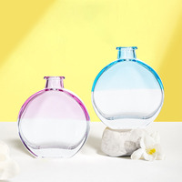 En gros 100ml Dégradé De Couleur Meilleure Qualité Aroma Thérapie Diffuseur Bouteille En Verre Vide Emballé Dans Des Cartons