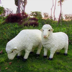 Estatuas de Ovejas de Fibra de Vidrio Personalizadas para Exhibiciones Temáticas de Jardín y Granja - Product Image 3