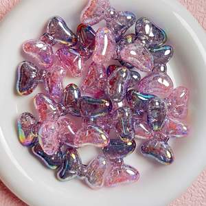 Nuevo diseño de moda Arco Iris plástico acrílico pintura cuentas CRISTAL MURANO cuentas de vidrio - Product Image 5