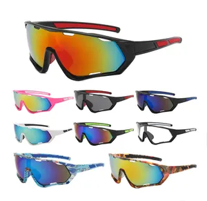 Protezione UV antivento MTB bici da strada ciclismo occhiali da sole sport all'aria aperta escursionismo corsa occhiali da sole per uomo donna