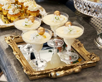 Gobelets jetables transparents en PS de 150 ml (5 oz) robustes pour fêtes, bière, mousse, collations, dégustations et fournitures de mariage avec logo personnalisé