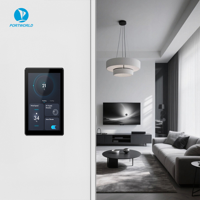 5.5 Inch Smart OLED Touch Panel Loxone Metal Interactive Switch Display for Smart Office Elevator Control EV Charging