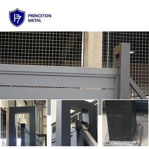 Princeton Aluminium Privacy Estate Gates Automatische elektrische Einfahrt store Cantilever Slide Gate