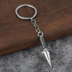 Colgante de llavero de espada de mano Retro Spired de moda con creatividad de personalidad para modelo de <span class=keywords><strong>arma</strong></span> - Product Image 4