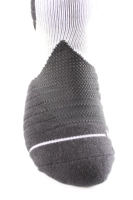 Chaussettes de compression Coolmax sur mesure, vente en gros, hauteur genou, croisées en X