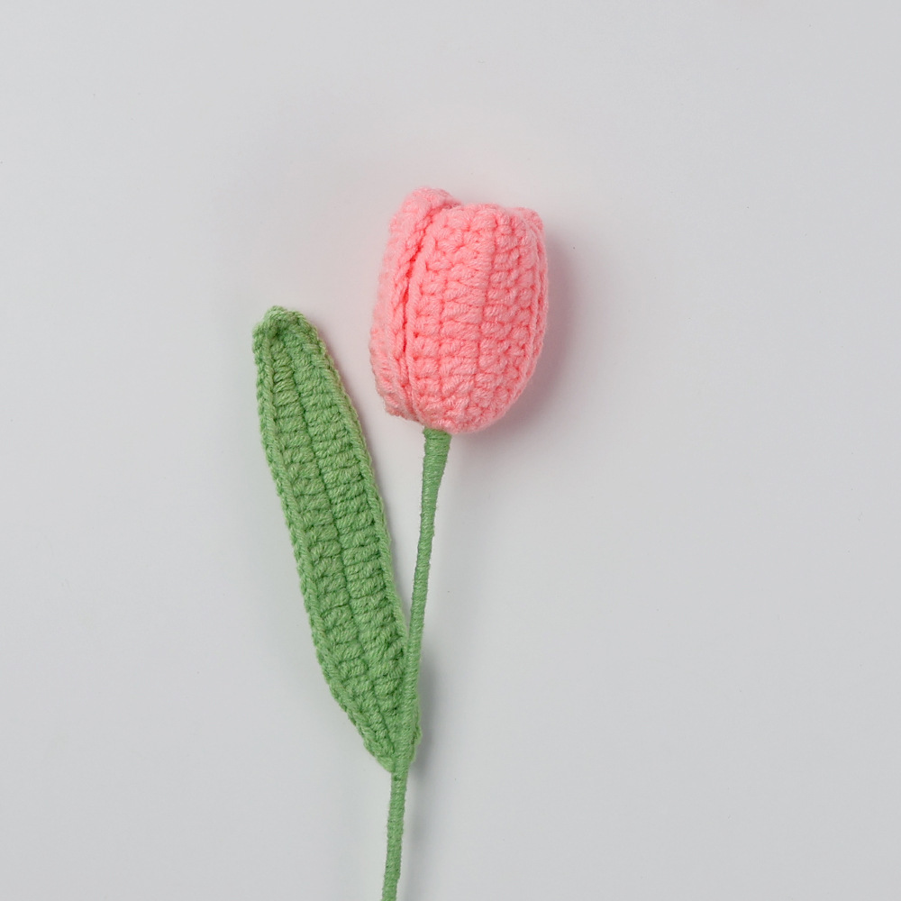 Fini fermé tulipe-rose pêche