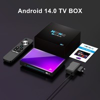 H96 MAX pour STB Streaming 8K Plus Intelligent OTT Android 12 Octa Core 4GB/8GB RAM BT5.4 WiFi6 Europe France USA Livraison Gratuite