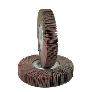 Strumenti abrasivi 100*25*16mm ossido di alluminio ruota a lembo non montata per la finitura ampia superficie piatta e concava - Product Image 4