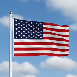 Drapeau américain 3x5 pieds en polyester, bords à double point de couture, impression numérique, style flottant, forme rectangulaire - Product Image 2