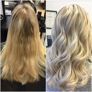 Silver Blonde Hair Color Protection Shampoo Say Good Bye To Yellow Hair Purple Shampoo