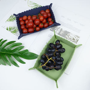 Bandeja de Silicona Plegable con Logotipo Personalizado, Tazón Magnético Plegable para Picnic, Plato Portátil para Camping, Regalo Promocional, Libre de BPA - Product Image 1