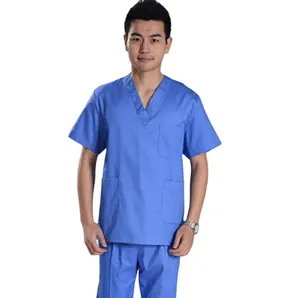 Groothandel Ziekenhuis Arts Uniformen Zachte Comfortabele Twee-weg Spandex Medische Scrub Uniform