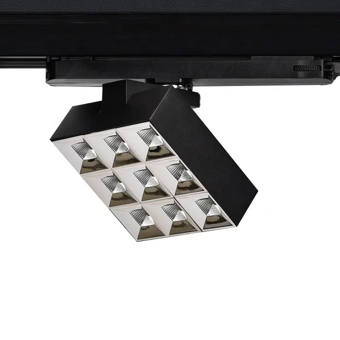 Custom design aluminium alloy cob CCT adjustable ceiling flicker free ceiling track spotlights