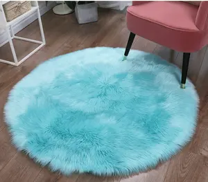 Hot Sale Fluffy Carpet Wool Soft Home Carpet For Sale Faux Sheepskin Fur Rug