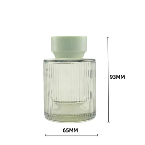 ناشر عطر زجاجي مخطط بسعة 120 مل مع غطاء لولبي وشعار مخصص لتزيين المنزل - Product Image 4