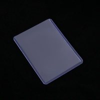 Porte-cartes de visite personnalisé en PVC 35PT, protège-cartes Top Loader 3x4, pochettes de protection Premium 35pt, lot de 25 Toploaders, lot de 100 Toploaders