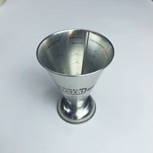 Tasse <span class=keywords><strong>en</strong></span> métal personnalisée d'extraction de café <span class=keywords><strong>en</strong></span> <span class=keywords><strong>étain</strong></span> recyclable PVC Espresso Shot tasse de dosage de grains de qualité alimentaire - Product Image 2