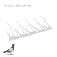 Piques anti-pigeons en plastique écologiques pour toits, murs, clôtures, balcons, lutte antiparasitaire extérieure