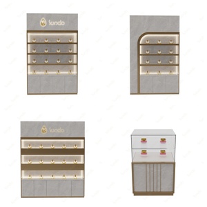 Design di Lusso per Esposizione Profumi, Vetrina LED a Parete per Cosmetici, Arredamento Personalizzato per Negozi - Product Image 5