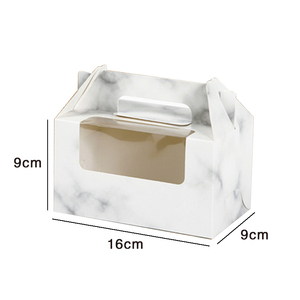 Caja de Embalaje de Cartón Blanca para Pastelería, Panadería, Galletas y Pasteles, con Ventana Automática Emergente de 6 Esquinas, Color Rosa, Buen Precio, al por Mayor en China - Product Image 5