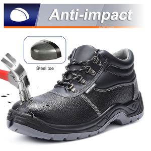 JIANKUN S3-Zapatos de trabajo de seguridad negros, suela de PU antideslizante, antiperforación, antigolpes, para hombre - Product Image 2