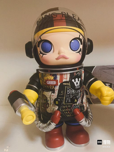 100% Original MART MEGA SPACE MOLLY 400% Jean-<span class=keywords><strong>Michel</strong></span> Basquiat Modèle 3D ABS/PVC Figurine Officielle Anime Boîte Mystère Collection - Product Image 6
