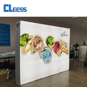 Freestanding seg Backlit <span class=keywords><strong>Pop</strong></span> <span class=keywords><strong>Up</strong></span> hiển thị với ánh sáng sáng tạo khung vải sàn-đứng lightbox - Product Image 1