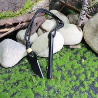 Ferro Rod traditionnels — acier inoxydable, 4 pièces, 10*100mm, pour aventure brousse, avec couteau