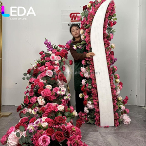 LEDA Wedding <b>Decorations</b> Floral Arrangement Hanging Flowers Colorful Artificial Wedding Flowers - Product Image 2