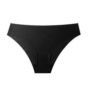 Vente en gros transfrontalière de lingerie sexy en nylon à taille basse avec logo à la taille, respirante et sans trace - Product Image 3
