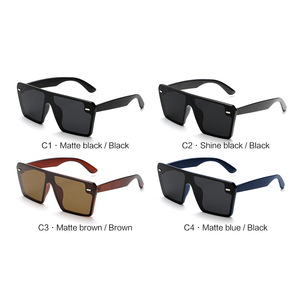 Nuevas Gafas de Sol Polarizadas de Estilo Europeo para Hombre, Montura TR90, Protección UV400 Tipo 3, Diseño Irregular - Product Image 1