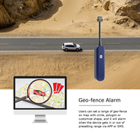 WanWayTech G18 Mini Rastreador GPS con Posicionamiento BeiDou/GSM/LBS, Antirrobo, Detección ACC, Análisis del Comportamiento del Conductor para Camiones de Carga Pesada
