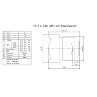Module de caméra USB CMOS HZ OEM OV5640 5MP MJPEG 30fps YUY/MJPG 70dB HDR 2K à mise au point fixe grand angle pour l'industrie (mini)