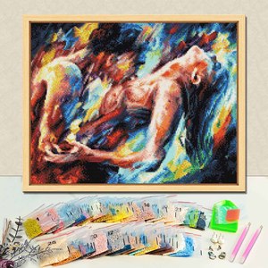 Kit de Peinture Diamant 5D pour Enfants, Style Dessin Animé, avec Cadre et Autocollants – Idéal pour un Cadeau DIY - Product Image 1