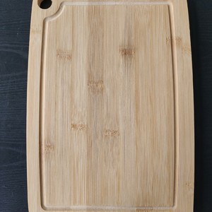 Juego de tablas de cortar de bambú, rectangular, con mango de madera, tabla de picar para cocina - Product Image 2