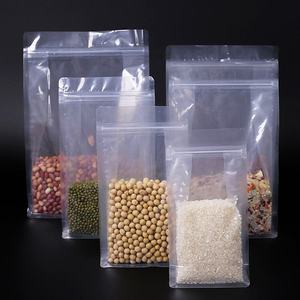 Tùy chỉnh in túi nhôm lá tám bên con dấu tự niêm phong nướng bánh mì nướng trong suốt bằng chứng dầu đứng lên túi - Product Image 2